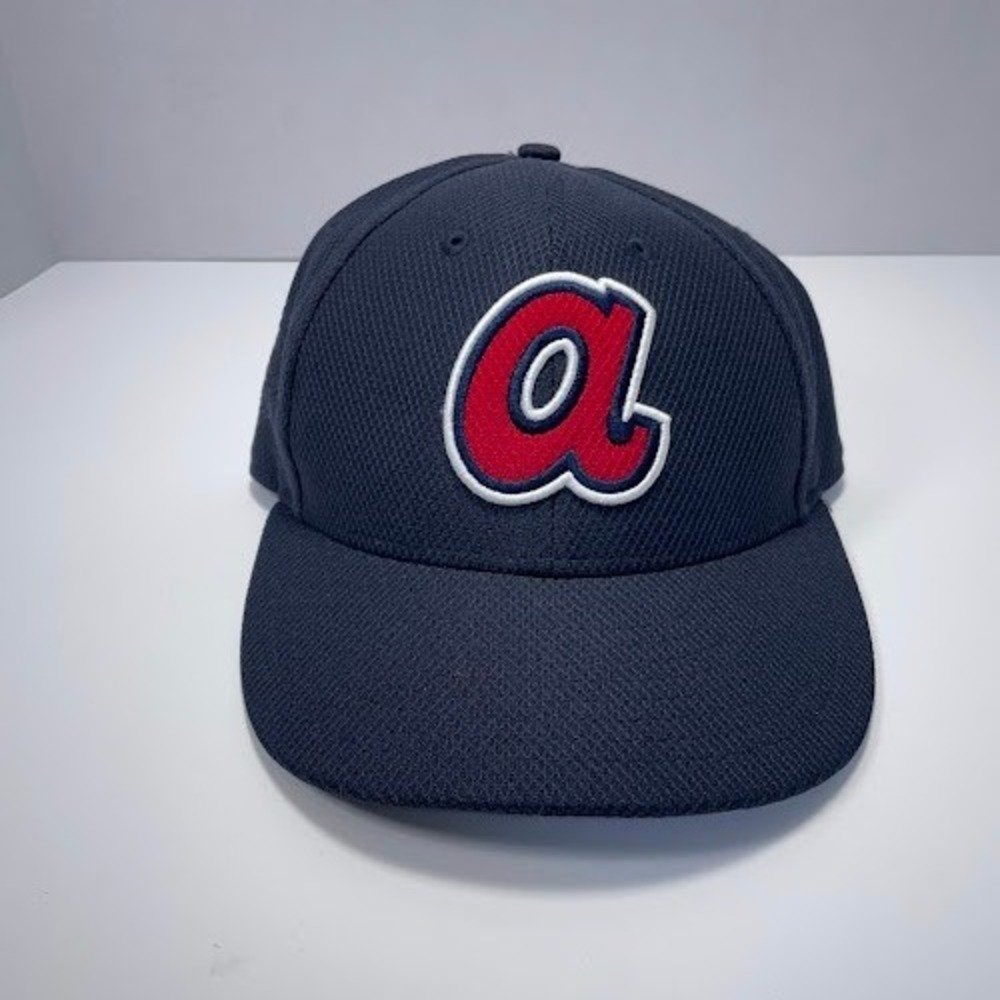 New Era Atlanta Braves Fitted Hat MLB‎ Authentic Collection 59FIFTY 7 1/8 NWOT